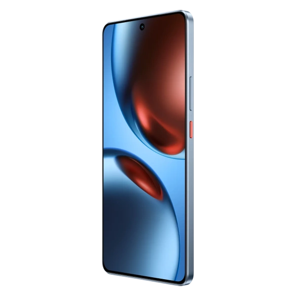 Смартфон Realme GT 7T 12/512GB 5G Синий Ледник — на белом фоне