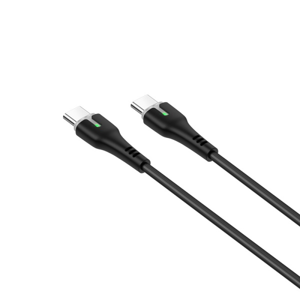 Кабель USB-C Hoco X45 Surplus 1,8 м (Type-C - Type-C, 3A) Black