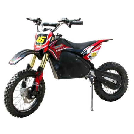 Электропитбайк GreenCamel Питбайк (DB500 48V 1500W R14/R12) Красный