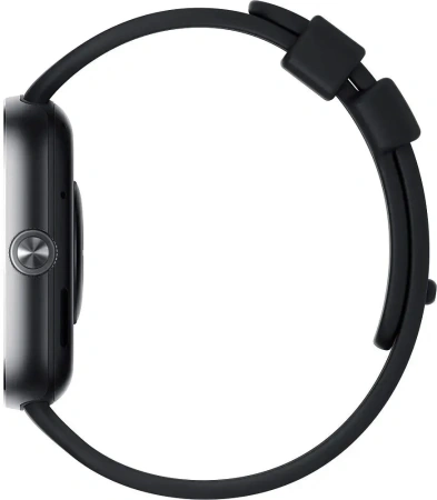 Xiaomi Redmi Watch 4 Obsidian Black, профиль с коронкой