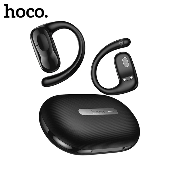 Беспроводные наушники Hoco EA13 Joy Open, открытая посадка, Bluetooth 6.0, до 7 часов, чёрные