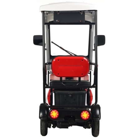 Электроскутер четырехколесный Rutrike Лич (Красный-3260)