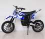 Электропитбайк GreenCamel Dirt Bike DB300, 36V 800W R14 быстросъемная батарея синий