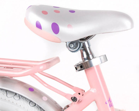 Велосипед TechTeam Milena 16" Light Pink (алюмин) корзина