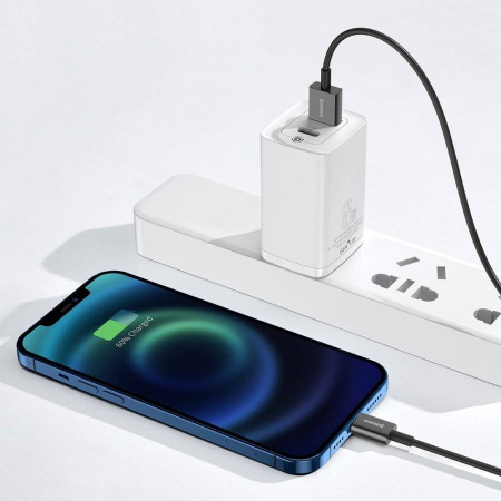 Кабель USB BASEUS Superior Series Fast Charging, USB - Lightning, 2.4А, 1 м, Черный (CALYS-A01)