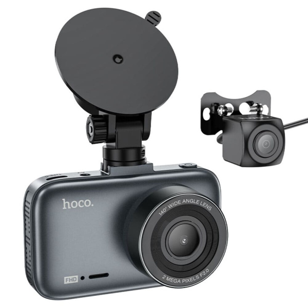 Автомобильный видеорегистратор Hoco DV6 черный