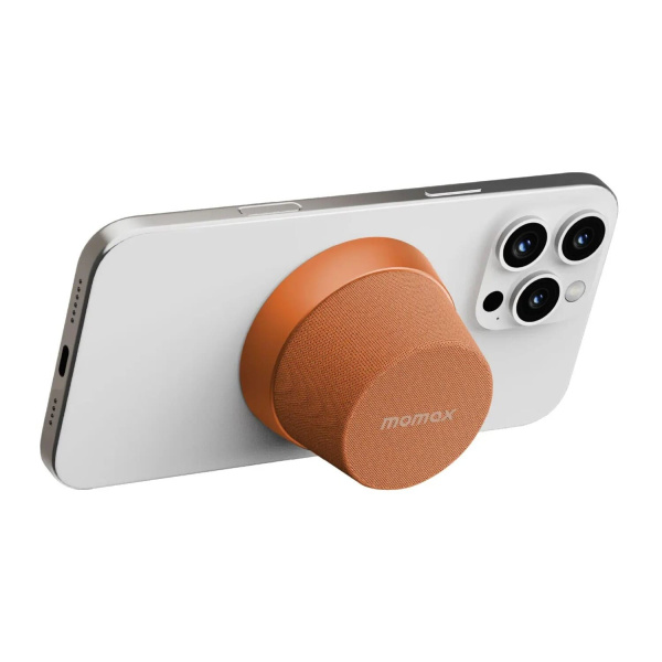 Портативная колонка MOMAX 1-Vibe Go Snap&Go Magnetic (BS6HKM) Orange