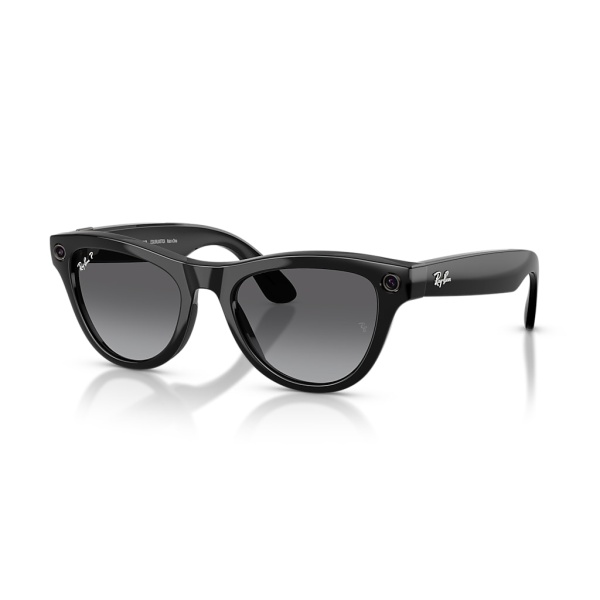 Умные очки Ray-Ban Meta Skyler Gen 2 RW4014 Shiny Black / Polar Gradient Graphite — размер S52 M/L