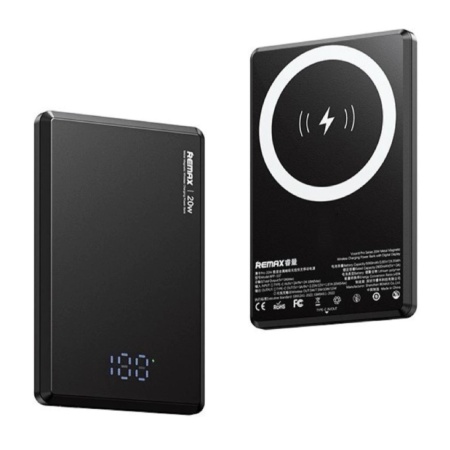 Внешний аккумулятор Remax RPP-107 Metal Magnetic 5000mAh Black