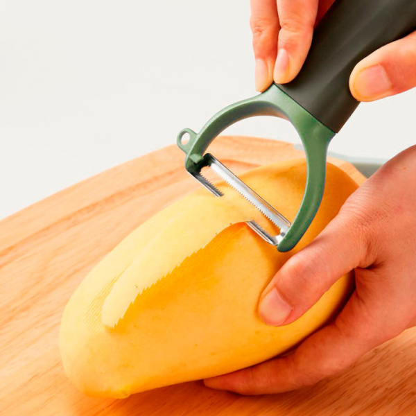 Нож для чистки овощей Kalar paring knife Y type Green