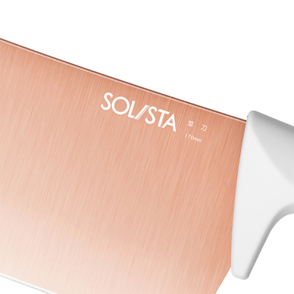 Набор ножей с подставкой Solista Solo Titanium-Plated Rose Gold Cutter  4in1 (T04-SM)