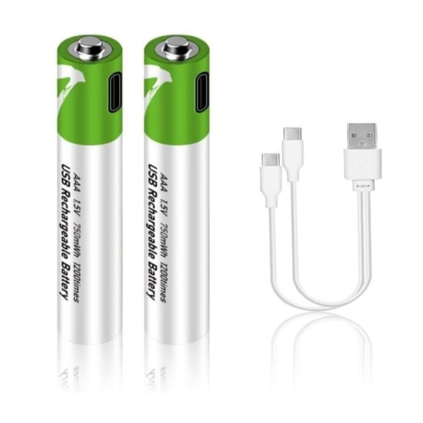 Аккумуляторные батареи AAA 2 шт. Smartoools type-c