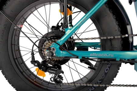 Электровелосипед Eltreco BAD DUAL NEW (Черный матовый-3202)