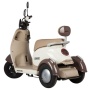 Электротрицикл Rutrike Gelbert Ogma 48V/60V 650Вт (Бело-коричневый-3052)