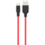 Кабель USB Hoco X21 USB - MicroUSB 2.4A 1m red