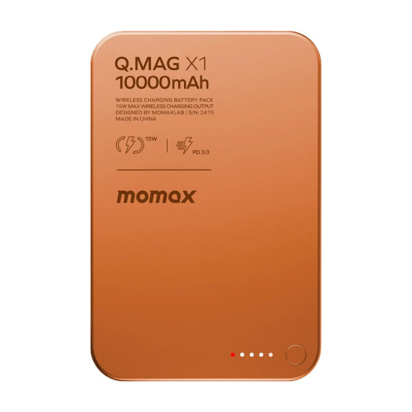 Портативный аккумулятор MOMAX Q.Mag X1 10000mAh (IP117AM) Orange