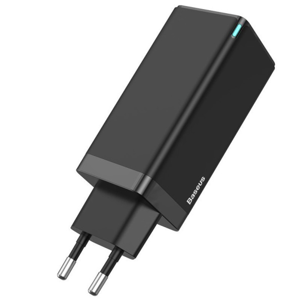 Сетевое зарядное устройство быстрое PD 3.0+QC 4+ USB+2xUSB Type-C Baseus GaN Quick Travel Charger 65W (CCGAN-B01)