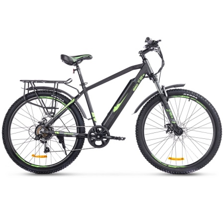 Электровелосипед Eltreco XT 800 Pro (Черно-зеленый-2669)