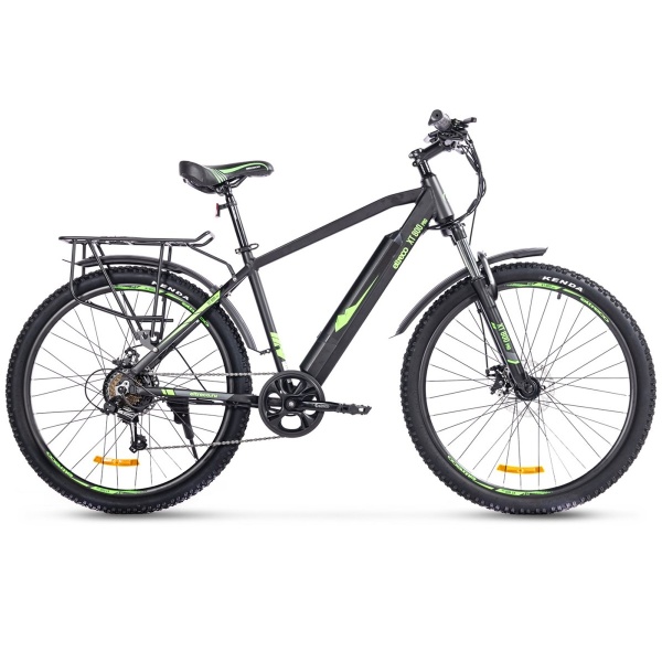 Электровелосипед Eltreco XT 800 Pro (Черно-зеленый-2669)