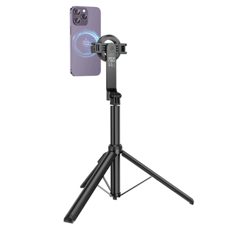 Монопод трипод HOCO K25 Sherkhan magnetic Black