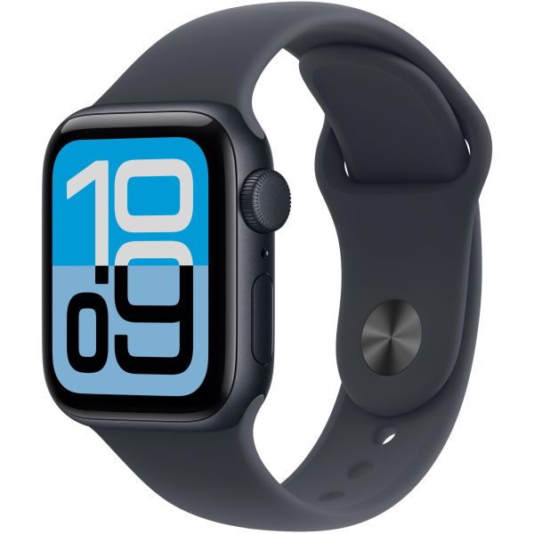 Apple Watch SE 3 GPS 40 mm Midnight Aluminium Case with Midnight Sport Band - M/L (MEHC4)
