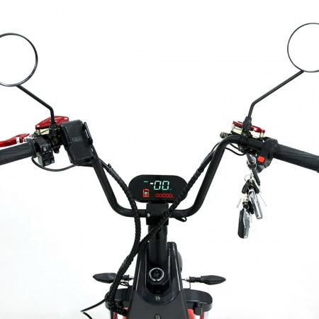Электроскутер Ikingi X7 PRO OFF-ROAD (Карбон)