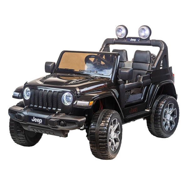 Детский электромобиль Джип Jeep Rubicon DK-JWR555 черный