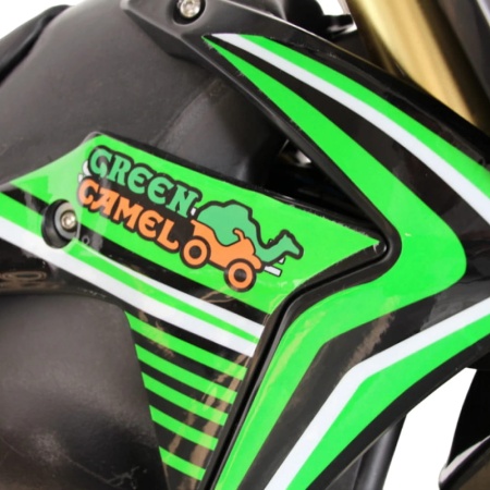 Электропитбайк GreenCamel Питбайк (DB500 48V 1500W R14/R12) Зеленый