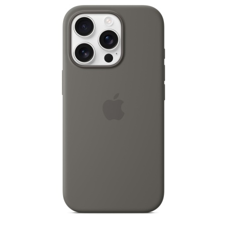Чехол Silicone Case MagSafe Iphone 16 Pro Stone gray