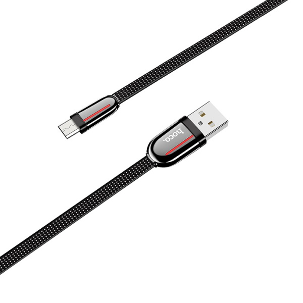 Кабель USB HOCO U74 Grand USB - Micro USB 2.4 А 1.2м (черный)