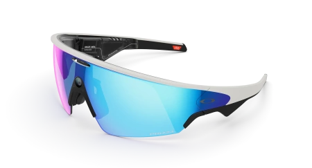 Oakley Meta Vanguard White / Prizm Sapphire — вид в три четверти