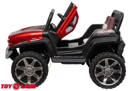 Детский электромобиль Багги Unimog Small 4x4 YKH5983 Красный краска