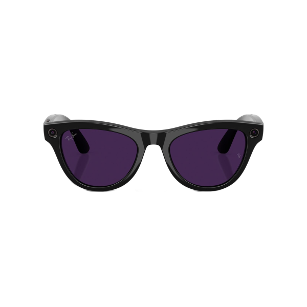 Ray‑Ban Meta Skyler Gen 2 RW4014 601/CH Shiny Black / Transitions Amethyst, 52–20