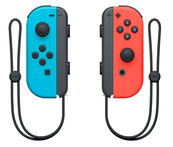 Игровая консоль Nintendo Switch OLED (неоновый синий/неоновый красный)
