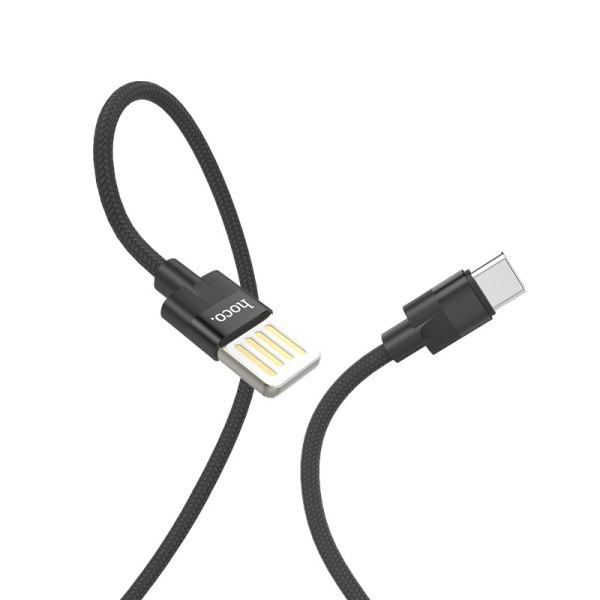 Кабель USB HOCO U55 Outstanding, USB - MicroUSB 2.4А 1.2 м Черный