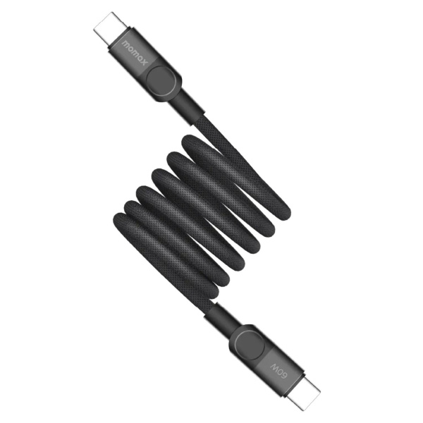 Кабель магнитный Momax Mag. Link Magnetic 60W Type-C 1m Black