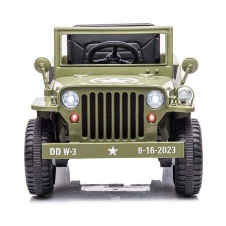 Детский электромобиль Джип Jeep Willys Mini 2628 Оливковый