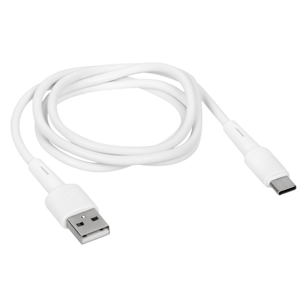 Кабель USB TYPE-C, 1.0м Цвет:белый (TFN,TFN-CUSBCUSB1MWH)