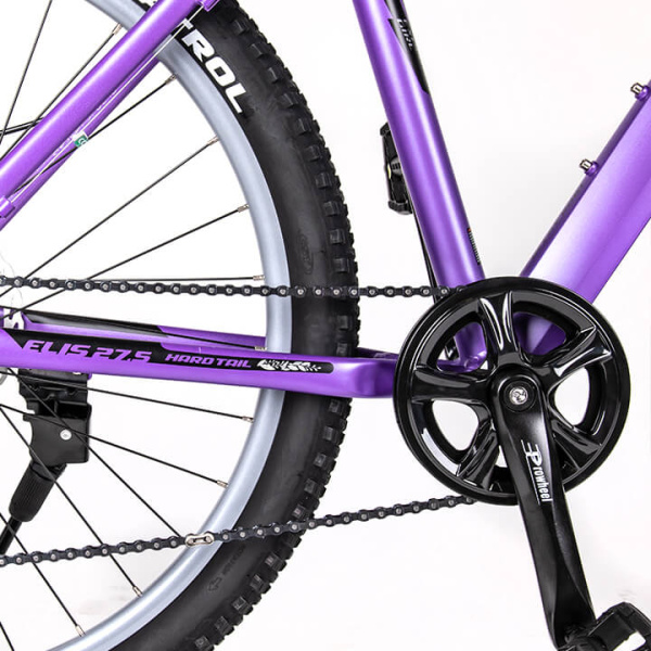 Велосипед TechTeam Elis 27.5"х18" 2021 Purple
