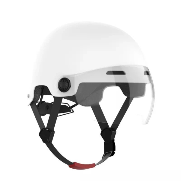 Шлем защитный Niuxiaoge размер M (NXG-2020M-XK) белый, прозрачная линза