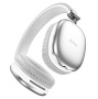 Беспроводные наушники накладные Hoco W35, Bluetooth, 400 мАч, серебристый