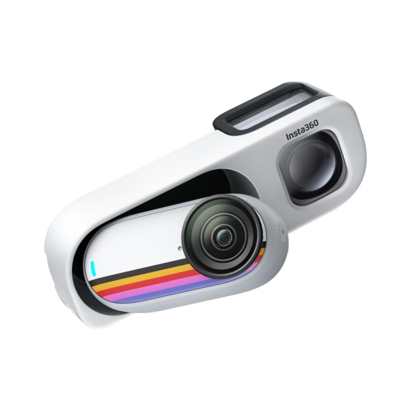 Экшен-камера Insta360 GO 3S 64 ГБ, белый, Retro Special Edition — официальный вид 3