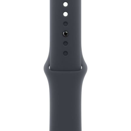 Apple Watch SE 2024, 44 мм, корпус из алюминия цвета «тёмная ночь», ремешок Sport Band цвета «тёмная ночь», размер S/M (MXEJ3)