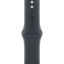 Apple Watch SE 2024, 44 мм, корпус из алюминия цвета «тёмная ночь», ремешок Sport Band цвета «тёмная ночь», размер S/M (MXEJ3)