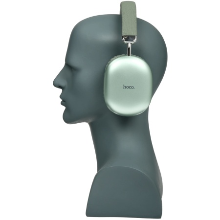 Беспроводные наушники накладные Hoco W35 Max Joy, Bluetooth, 800 мАч, зеленый