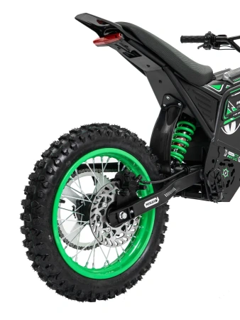 Электропитбайк Minako Pit R 60V 23Ah — Зелёный — фото 6.webp