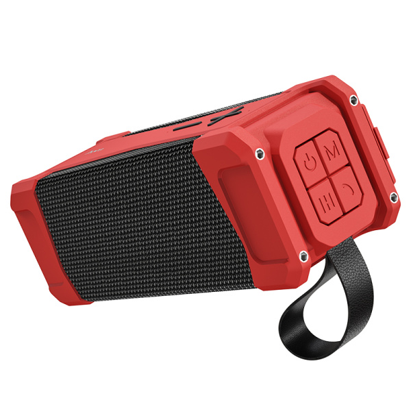 Беспроводная колонка HOCO HC6 Magic sports, Bluetooth, 4000 мАч, 10Вт*2, черно-красная