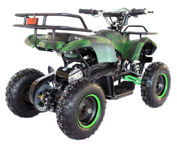 Квадроцикл GreenCamel Gobi K21 (36V 800W R6 Цепной привод) Армейский зеленый