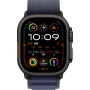 Apple Watch Ultra 2 (2024) 49mm Black Titanium Case with Navy Alpine Loop Large