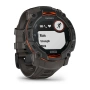 Garmin Instinct 3 Solar 50 мм Black/Charcoal — обратный ракурс и меню занятий